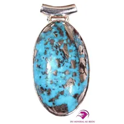 Pendentif en Turquoise et Pyrite Ref : pentur4