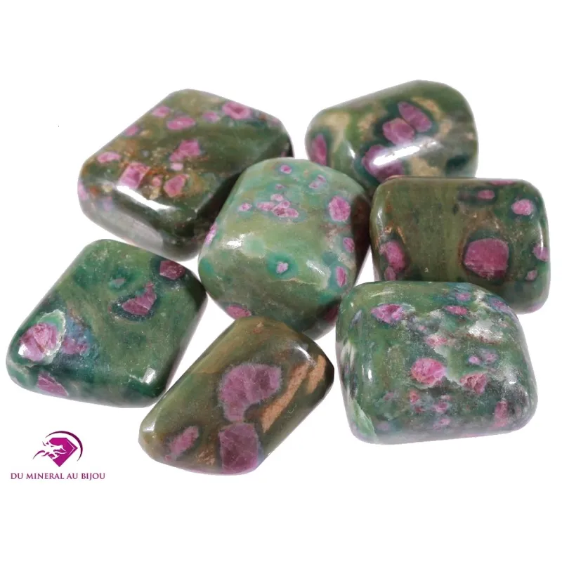 Rubis Fuchsite roulé