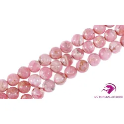 Perles rondes Rhodochrosite 6mm