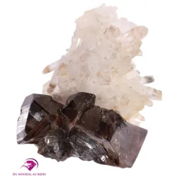 Cassitérite et Cristal de roche