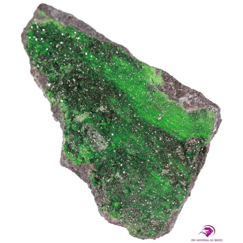 Grenat uvarovite de Russie