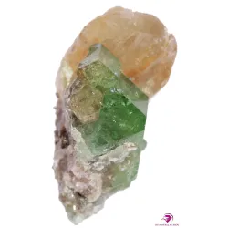 Grenat tsavorite et Diopside de Tanzanie
