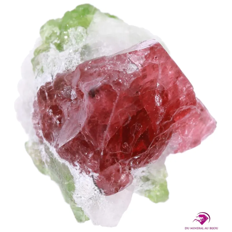 Spinelle rouge et Tremolite