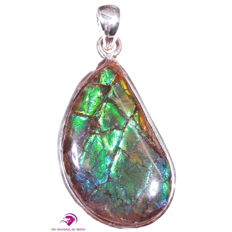 Pendentif en Ammolite, très belle qualité