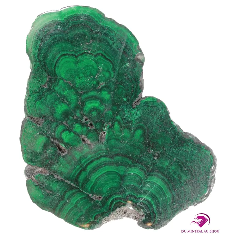 Malachite polie