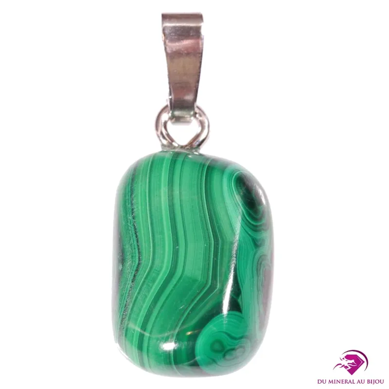 Pendentif en Malachite