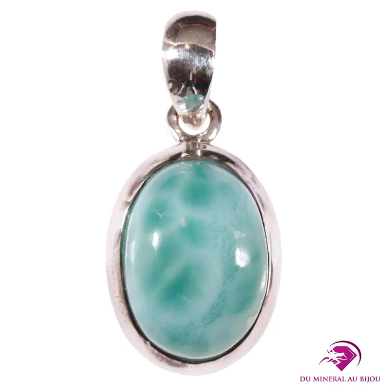 République dominicaine Larimar Argent Sterling 925 Bijoux Arbre de Vie Pendentif