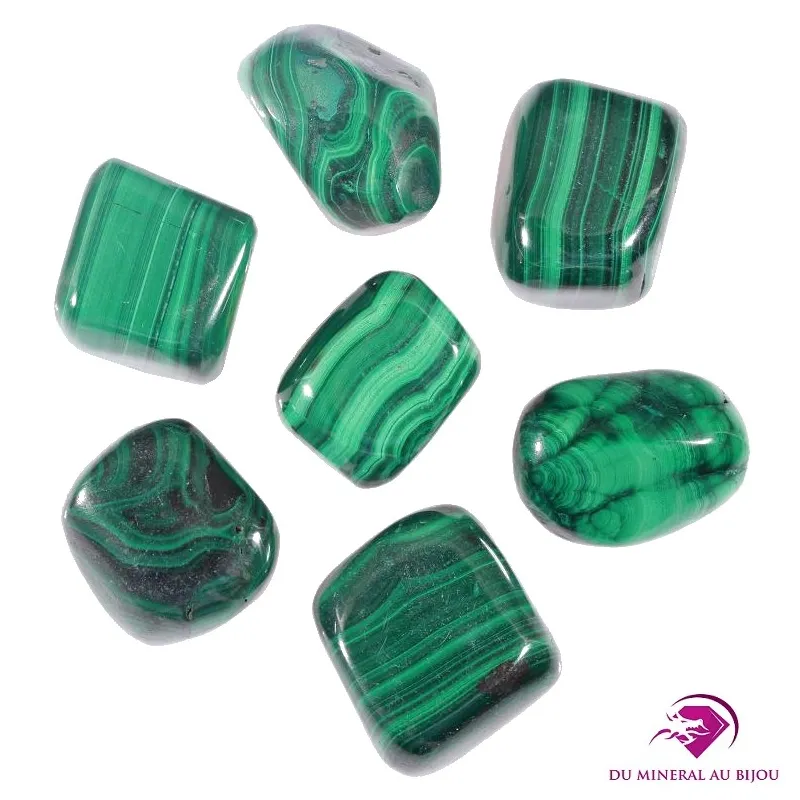 Malachite polie