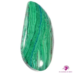 Cabochon en Malachite et Chrysocolle