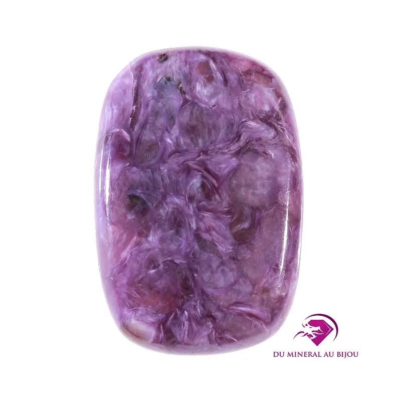 Cabochon en Charoïte Cabochon en Charoïte
