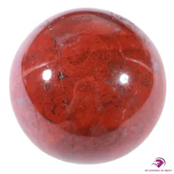 Sphère de Jaspe rouge
