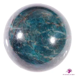 Sphère en Apatite bleue de Madagascar