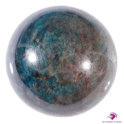 Sphère en Apatite bleue de Madagascar