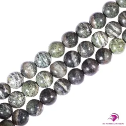 Perles rondes Serpentine Brésil 8mm