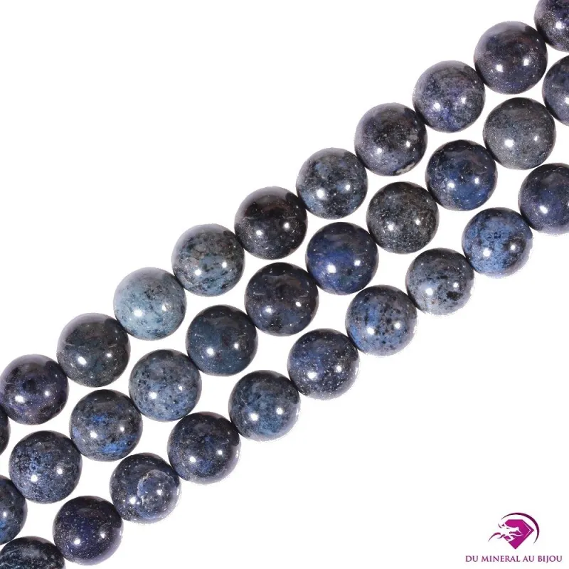 Perles rondes Dumortiérite 8mm