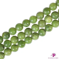 Perles rondes Jade néphrite 8mm