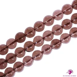 Perles rondes de Quartz fumé 8mm