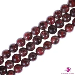 Perles rondes de Grenat 8mm