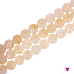 Perles rondes Citrine 8mm