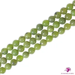 10 Perles rondes Jade néphrite 6mm