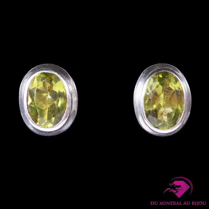 Boucles d'oreilles en Péridot Boucles d'oreilles en Péridot