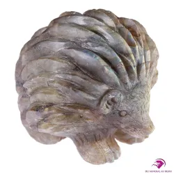Hérisson en Labradorite
