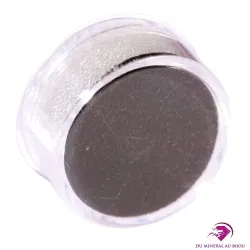 Boîte plastique ronde de gemmologie