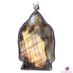 Pendentif Bouddha en Labradorite