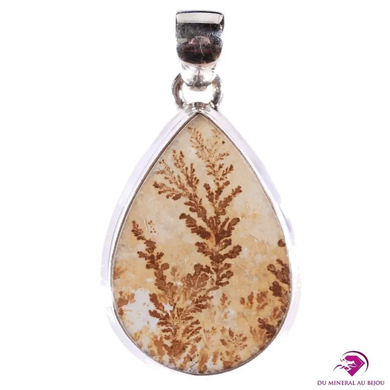 Pendentif en Jaspe paysage