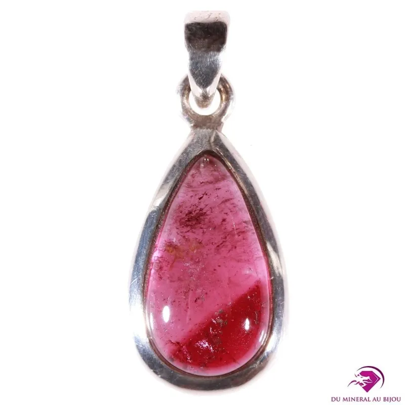 Pendentif en Tourmaline Rubellite