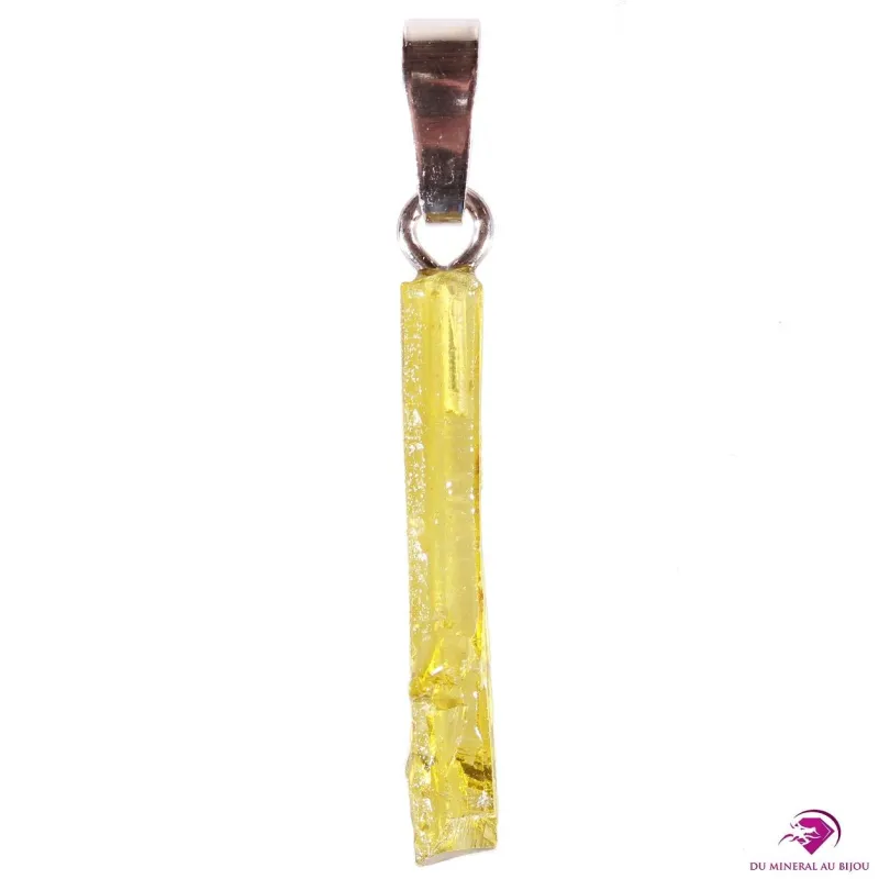 Pendentif en Zincite verte