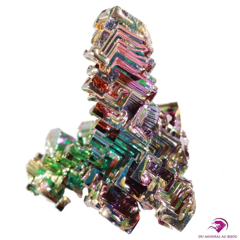 Cristal de Bismuth Minéraux de collection Du Minéral au Bijou