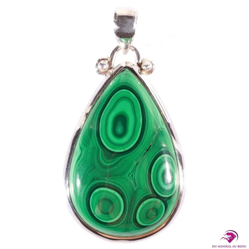 Pendentif en Malachite