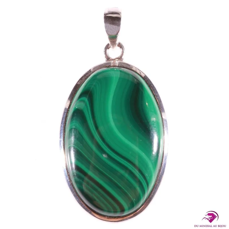 Pendentif en Malachite