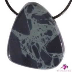 Pierre percée en Obsidienne Spider Réf : SPIP21
