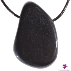 Pierre percée en Obsidienne Spider Réf : SPIP26