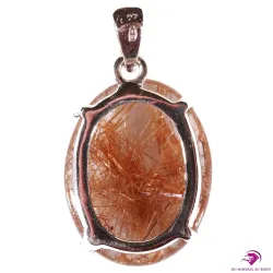 Pendentif en Quartz inclusions Rutile