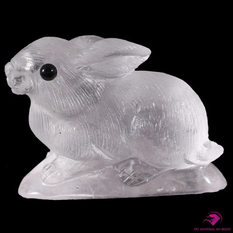 Lapin en Cristal de roche