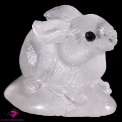 Lapin en Cristal de roche