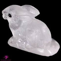 Lapin en Cristal de roche