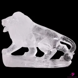 Lion en Cristal de roche