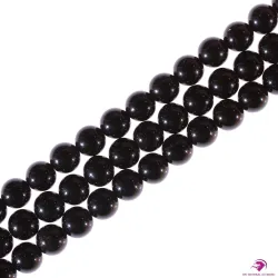 Perles rondes Obsidienne noire 8mm