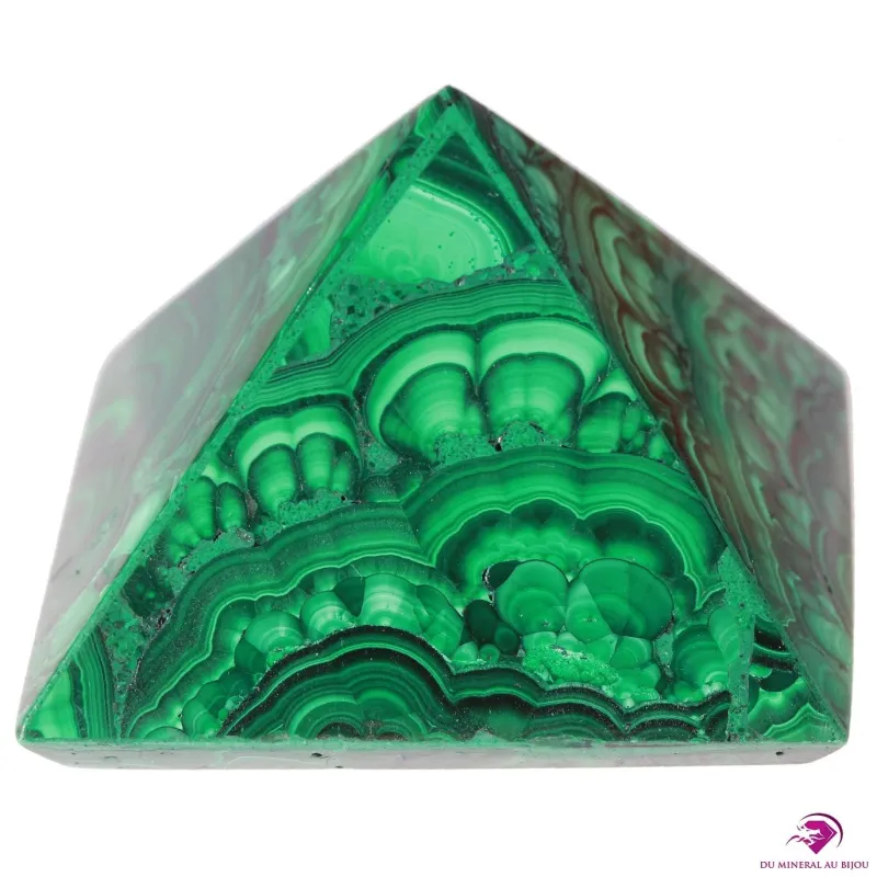 Pyramide en Malachite