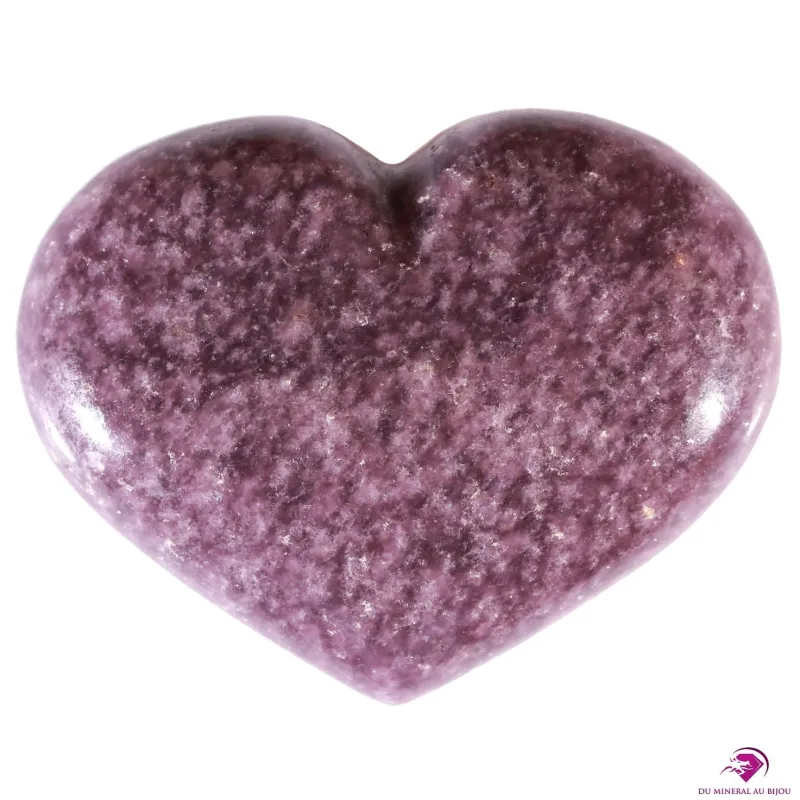 Coeur en Lépidolite