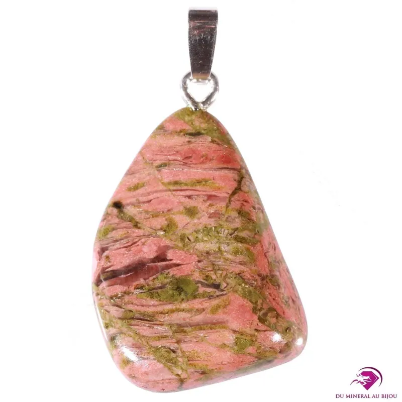 Pendentif en Unakite