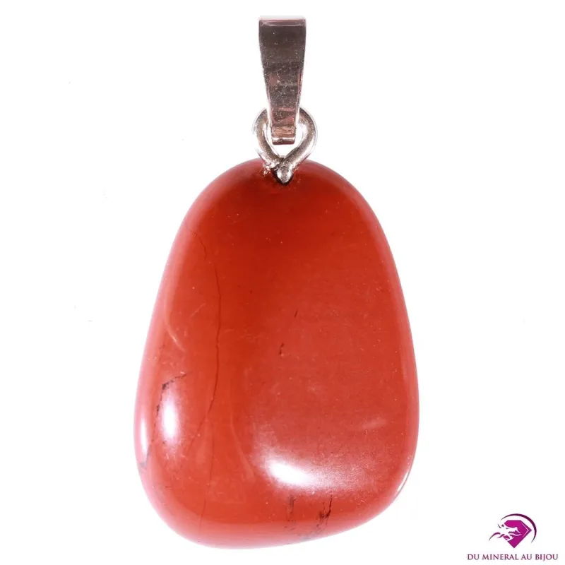 Pendentif en Jaspe rouge