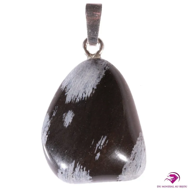 Pendentif en Obsidienne floconneuse