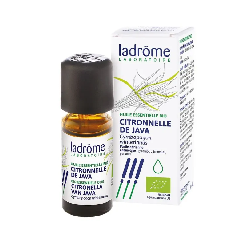 Citronnelle de Java - Huile essentielle bio Ladrôme