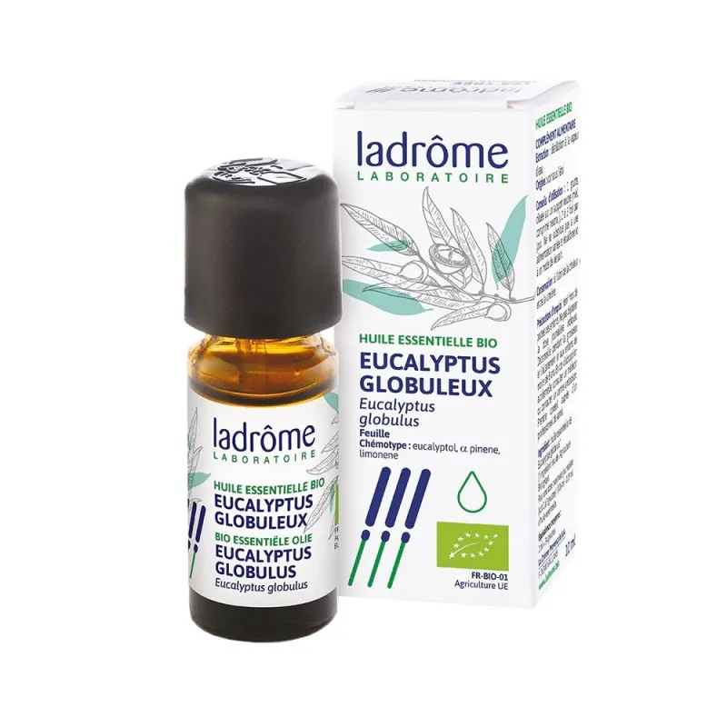 Eucalyptus globuleux - Huile essentielle bio Ladrôme