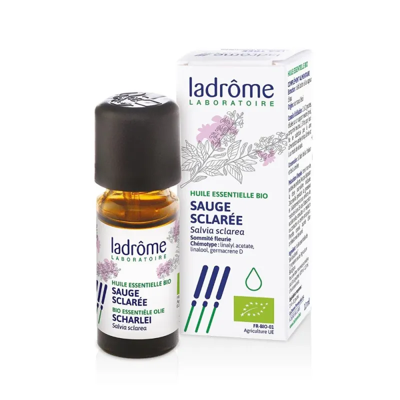 Sauge sclarée - Huile essentielle bio Ladrôme